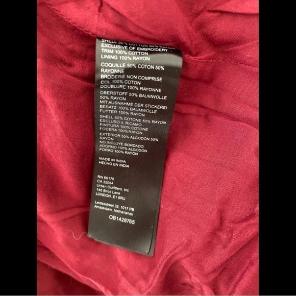 Free People Rolling Thunder coat patchwork - Picture 7 of 10